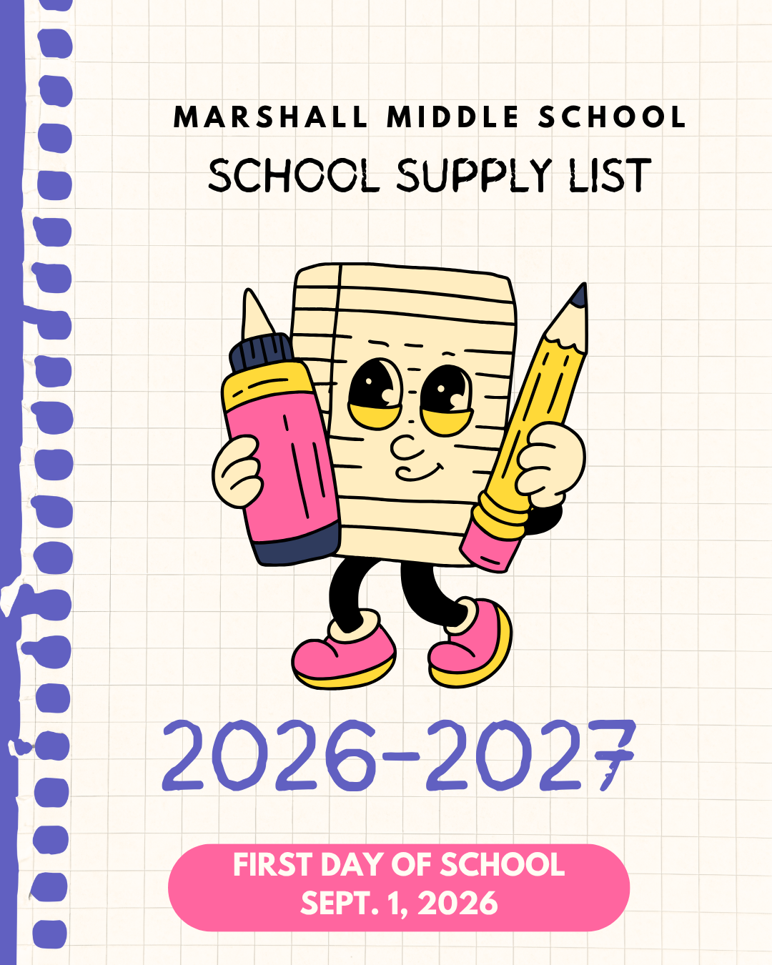 School Supply List