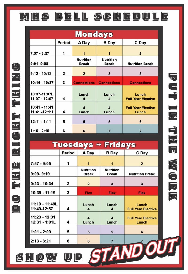 MHS Bell Schedule