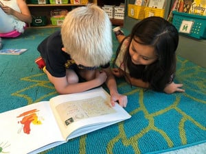 children reading